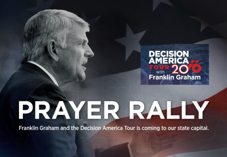 Mark Your Calendars for the Decision America Prayer Rally NC Family