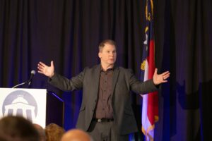 John Stonestreet speaking at NC Family's Charlotte Dinner