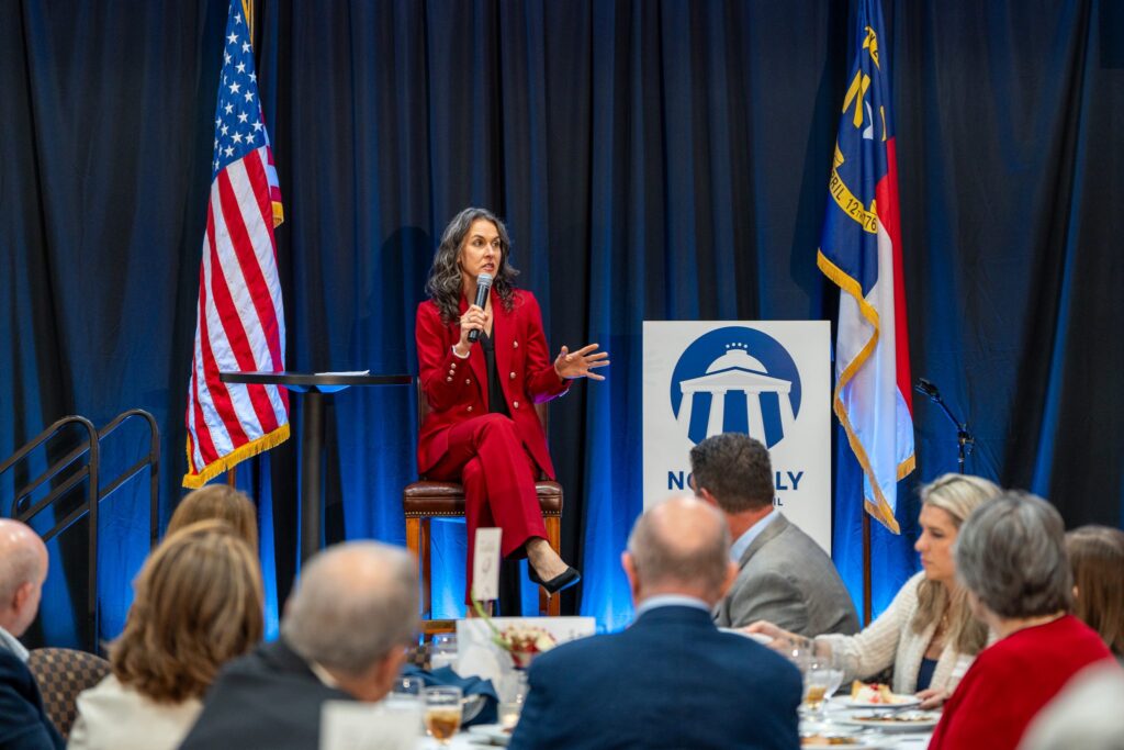 Katy Faust at NC Familly's 2024 Winston-Salem Dinner